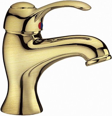 LIRA-M-LS1-02 Смеситель для раковины с донным клапаном, бронза