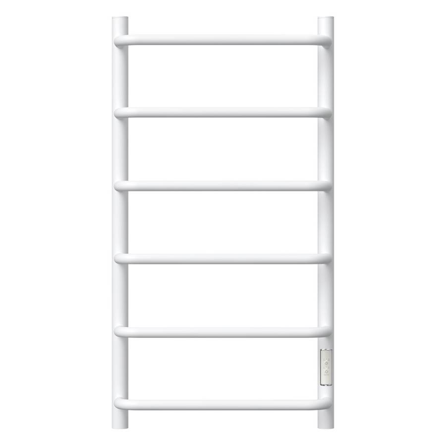 Полотенцесушитель электрический Point Ника PN08848W П6 400x800 диммер справа, белый Полотенцесушитель электрический Point Ника PN08848W П6 400x800 диммер справа, белый