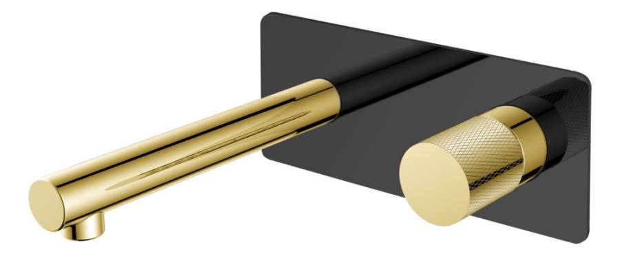 Смеситель STICK из стены BLACK TOUCH GOLD Смеситель STICK из стены BLACK TOUCH GOLD