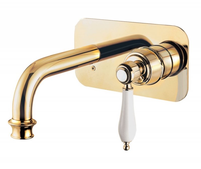 APHRODITE-BLSM2-02-Bi Встраиваемый смеситель для раковины однорычажный Исполнение: Бронза, Ручки: Белый  APHRODITE-BLSM2-02-Bi Встраиваемый смеситель для раковины однорычажный Исполнение: Бронза, Ручки: Белый