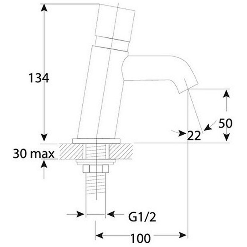 Смеситель для умывальника с таймером OMNIRES Y Y1217CR (хром) Смеситель для умывальника с таймером OMNIRES Y Y1217CR (хром)