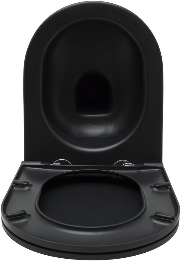 Чаша подвесного унитаза Allen Brau Reality 4.32006.31 черный матовый Чаша подвесного унитаза Allen Brau Reality 4.32006.31 черный матовый