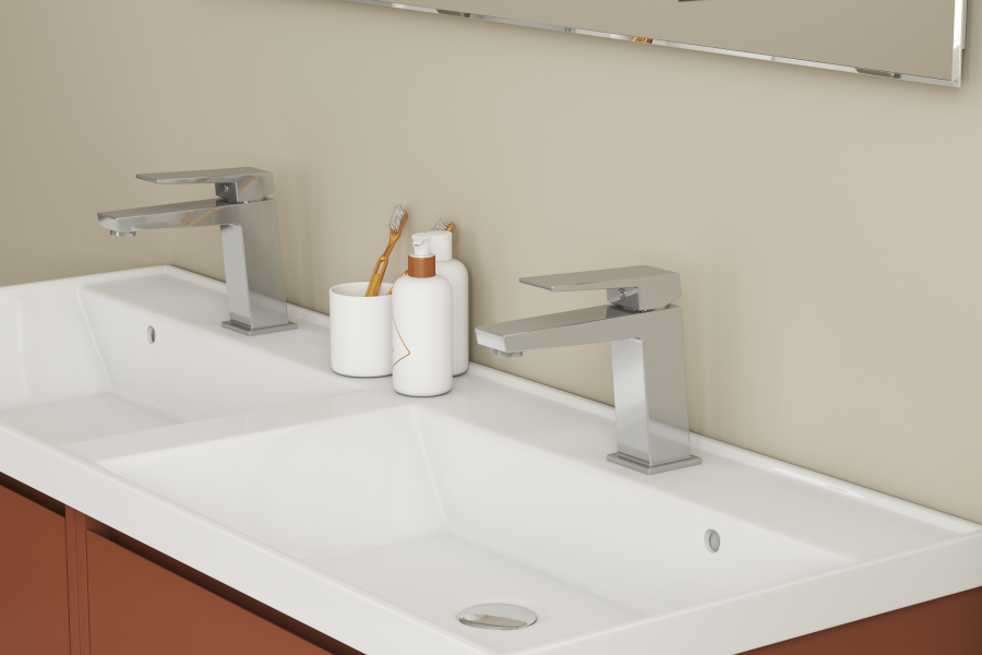 Смеситель для умывальника RUSH Thira (TR3625-11) Смеситель для умывальника RUSH Thira (TR3625-11)