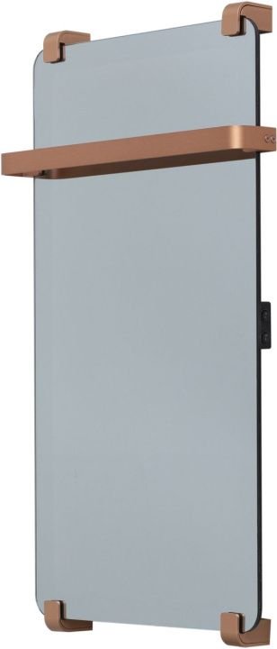 Полотенцесушитель электрический Allen Brau Infinity 80x44 с рейлингом и креплением, медь браш Полотенцесушитель электрический Allen Brau Infinity 80x44 с рейлингом и креплением, медь браш