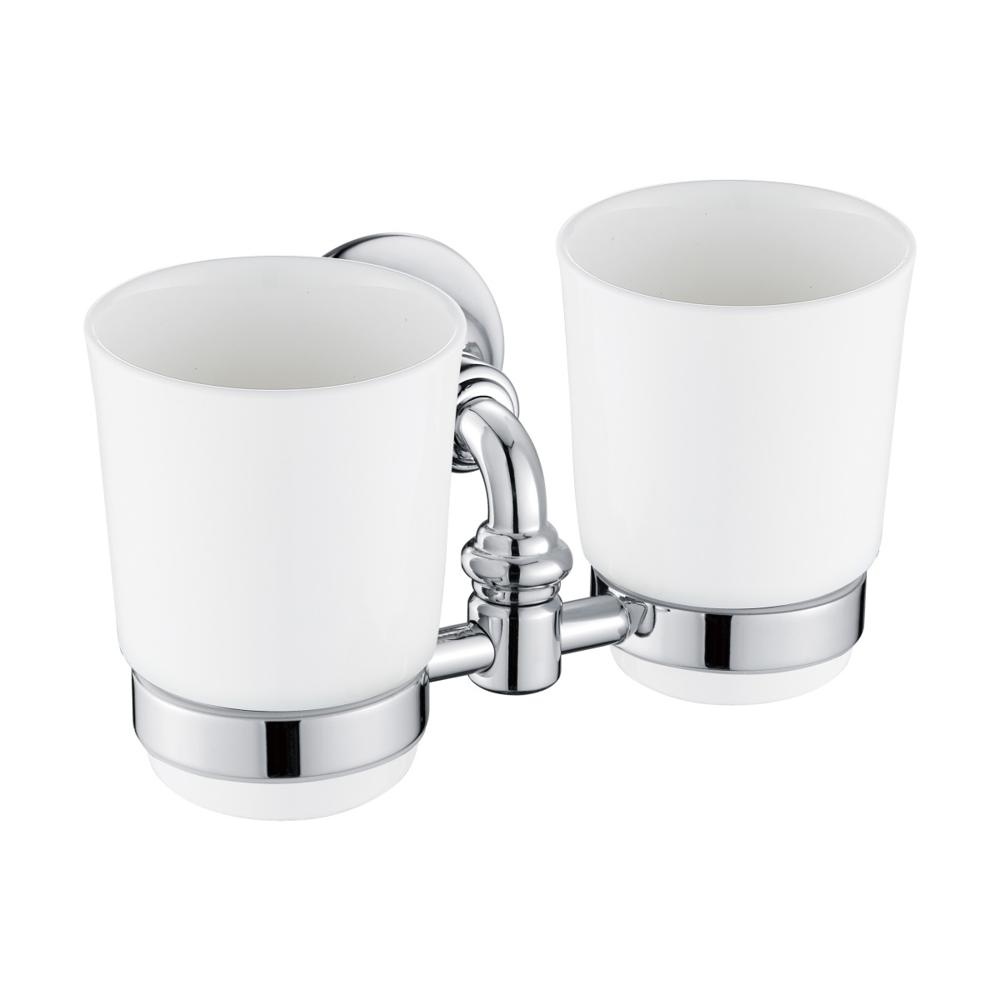 2 стакана с держателем, RG1222 Rose, Хром 2 стакана с держателем, RG1222 Rose, Хром