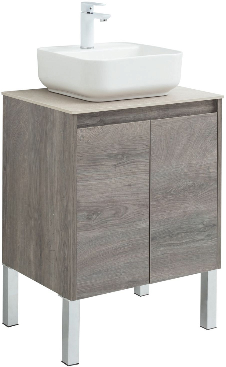 Тумба под раковину Aquanet Nova Lite 60 дуб рошелье (2 дверцы) Тумба под раковину Aquanet Nova Lite 60 дуб рошелье (2 дверцы)