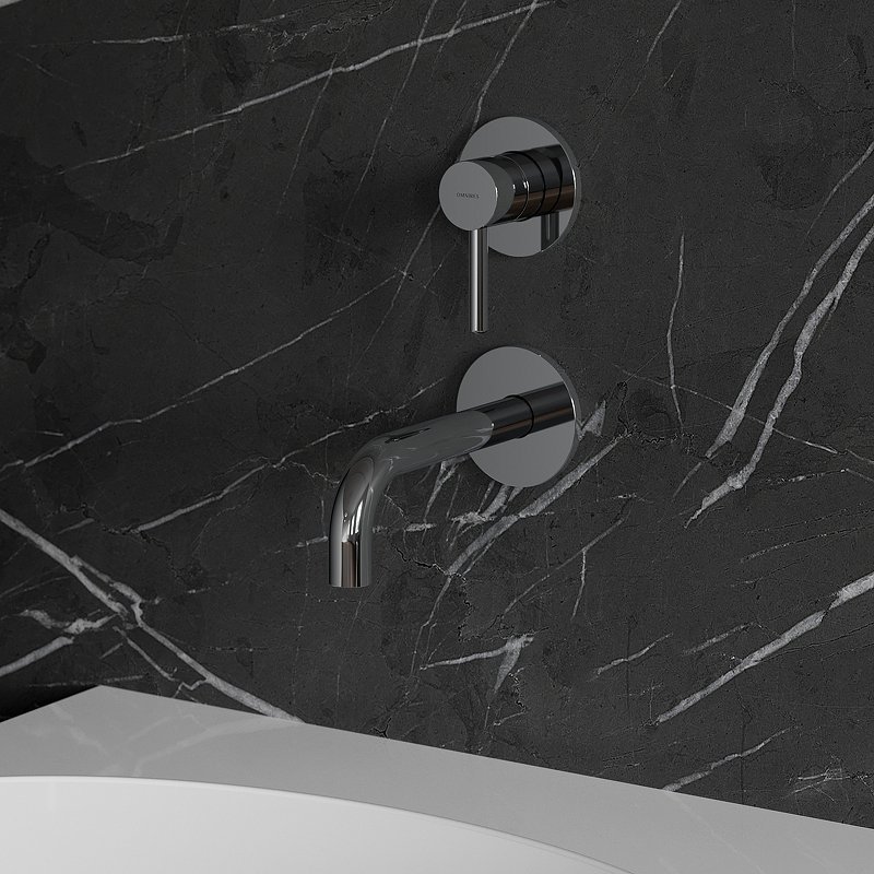 Смеситель для умывальника скрытого монтажа OMNIRES Y Y1215NCR (хром) Смеситель для умывальника скрытого монтажа OMNIRES Y Y1215NCR (хром)