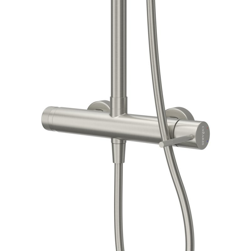 RELAX-CD-BORO Душевая стойка со смесителем, брашированное золото RELAX-CD-BORO Душевая стойка со смесителем, брашированное золото