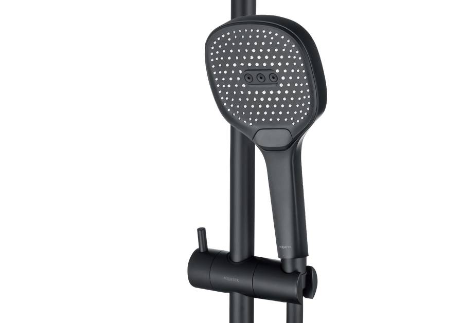 Душевой гарнитур 3jet 73см AQUATEK, матовый черный AQ2021MB  Душевой гарнитур 3jet 73см AQUATEK, матовый черный AQ2021MB