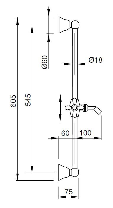LORD-SD-02-Bi Душевой гарнитур Исполнение: Бронза Ручка:Белая  LORD-SD-02-Bi Душевой гарнитур Исполнение: Бронза Ручка:Белая
