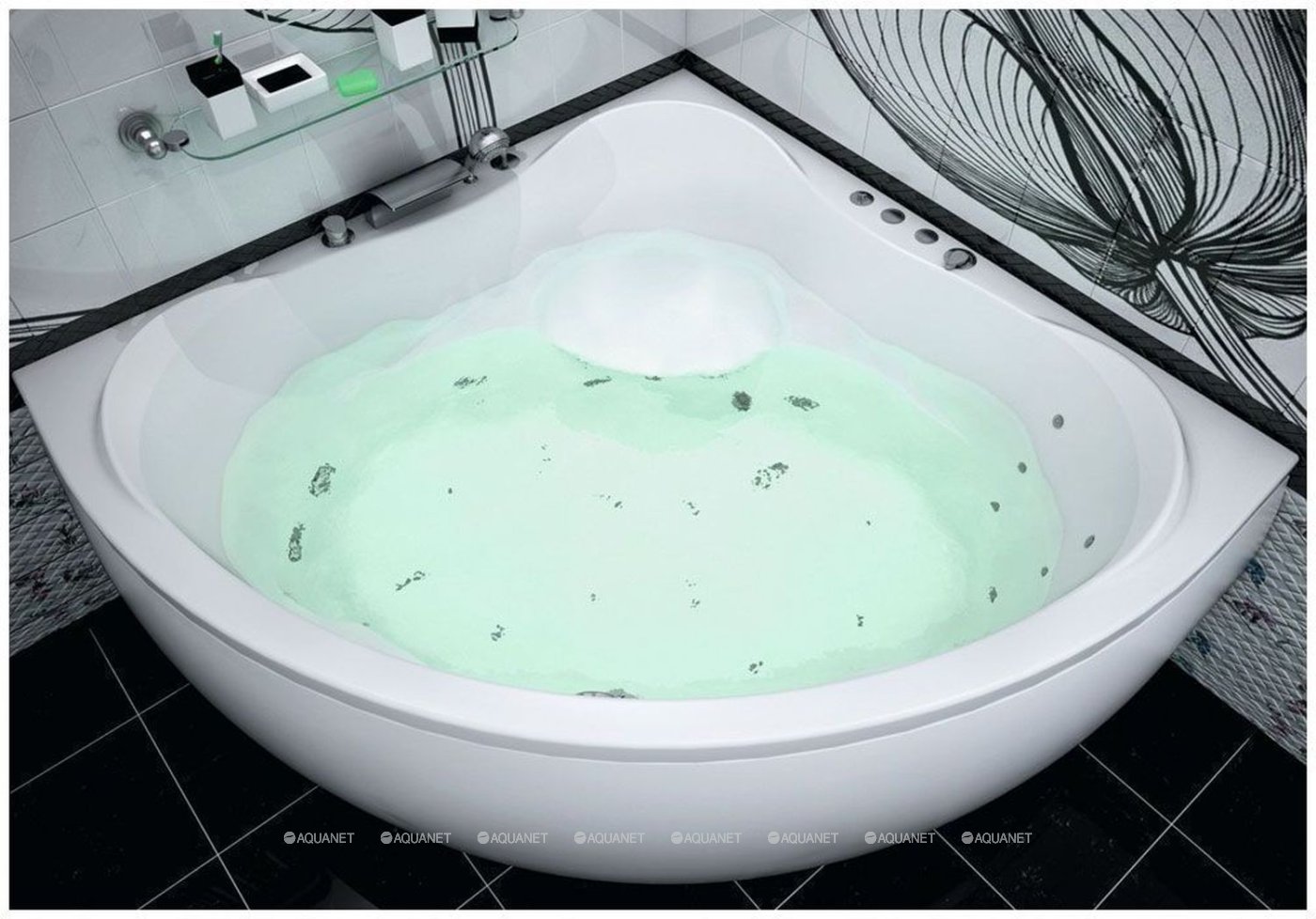 Акриловая ванна Aquanet Malta 150х150 204003 Акриловая ванна Aquanet Malta 150х150 204003