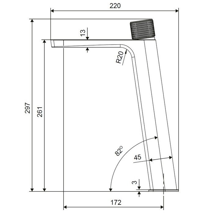 Смеситель для умывальника EXCELLENT Krotos AREX.8002CR (хром) Смеситель для умывальника EXCELLENT Krotos AREX.8002CR (хром)
