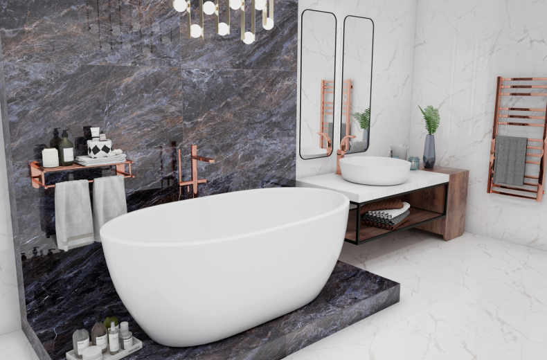 Duna/Colortile - Noble Super White Satin Matt - Керамогранит - Белый - 60x120 cм Duna/Colortile - Noble Super White Satin Matt - Керамогранит - Белый - 60x120 cм