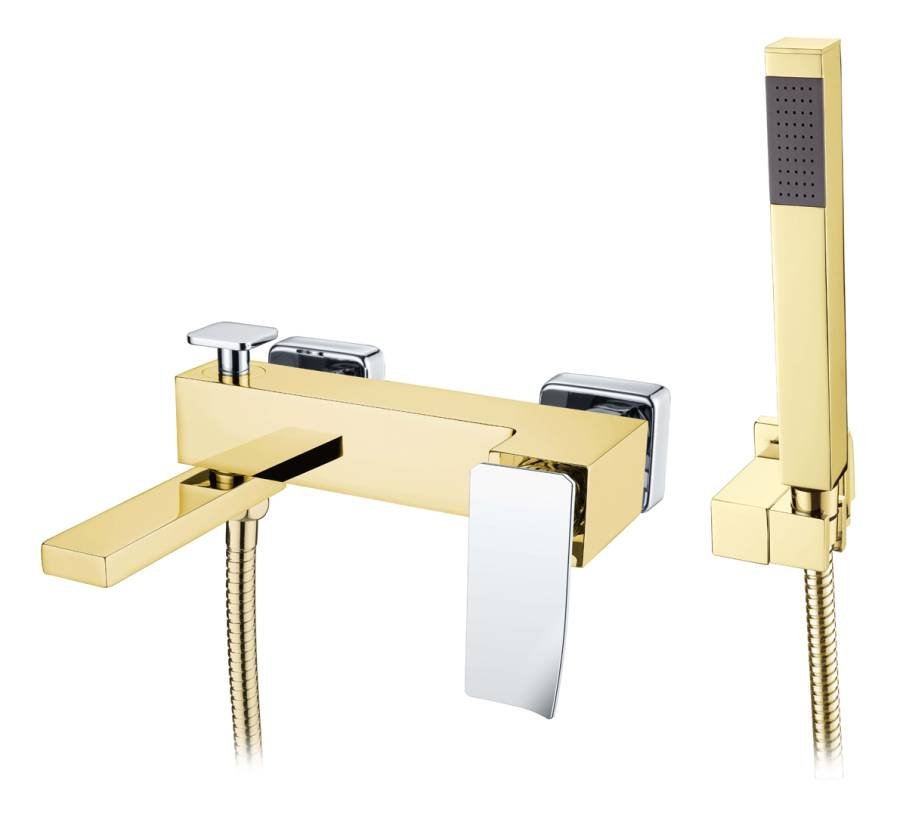 Смеситель для ванны Q GoldCR.2_Комплект Смеситель для ванны Q GoldCR.2_Комплект