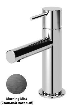 LEAF-LSM1-L-MM Смеситель для раковины однорычажный, с донным клапаном, исполнение Morning Mist