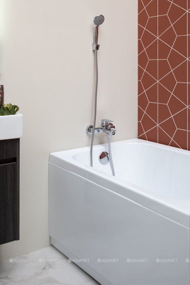 Смеситель для ванны с душем Aquanet Static AF330-20C Смеситель для ванны с душем Aquanet Static AF330-20C