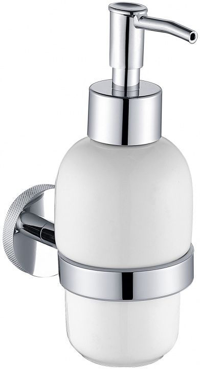 Дозатор для жидкого мыла Allen Brau Priority 6.31006-00 белый/хром Дозатор для жидкого мыла Allen Brau Priority 6.31006-00 белый/хром