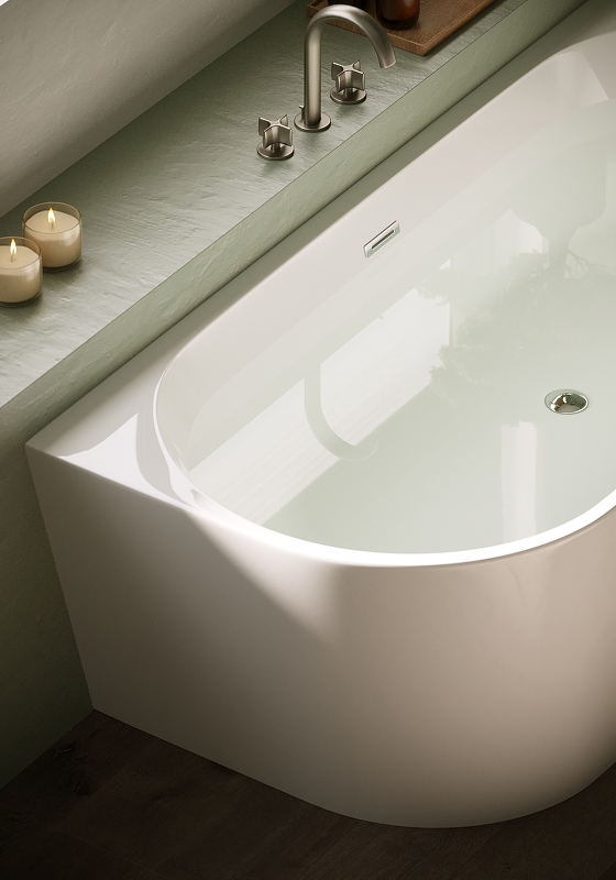 Ванна Veneto R  акриловая отдельностоящая пристенная угловая, арт. FB12 Ванна Veneto R  акриловая отдельностоящая пристенная угловая, арт. FB12