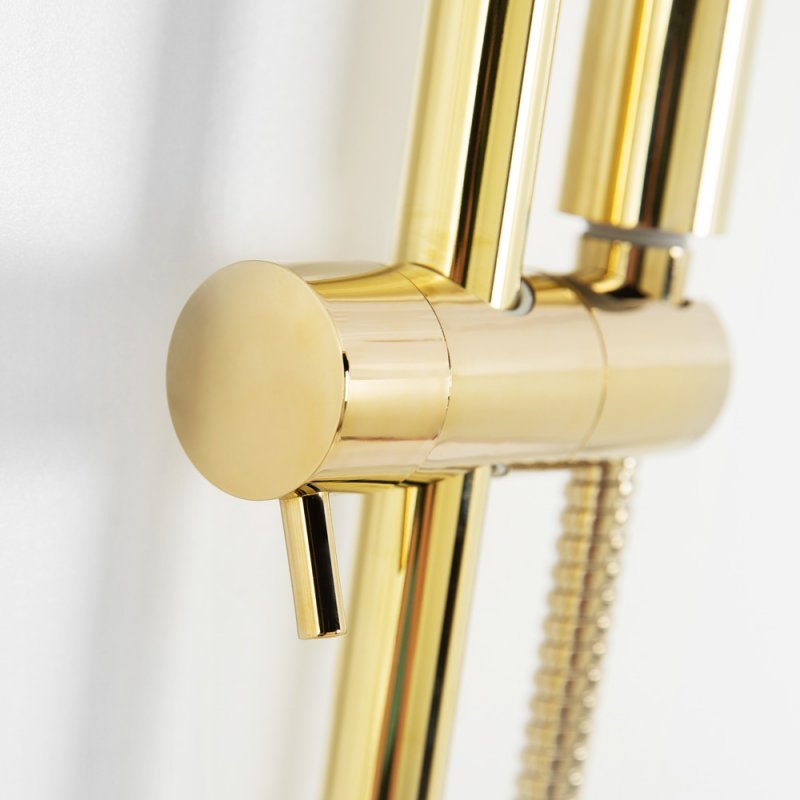 UNO-SAL-CRM Душевая штанга с подвижным держателем для душа Исполнение: Хром  UNO-SAL-CRM Душевая штанга с подвижным держателем для душа Исполнение: Хром