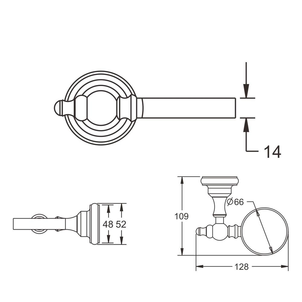 Стакан керамический с держателем, RG1112Q Rose, Бронза Стакан керамический с держателем, RG1112Q Rose, Бронза