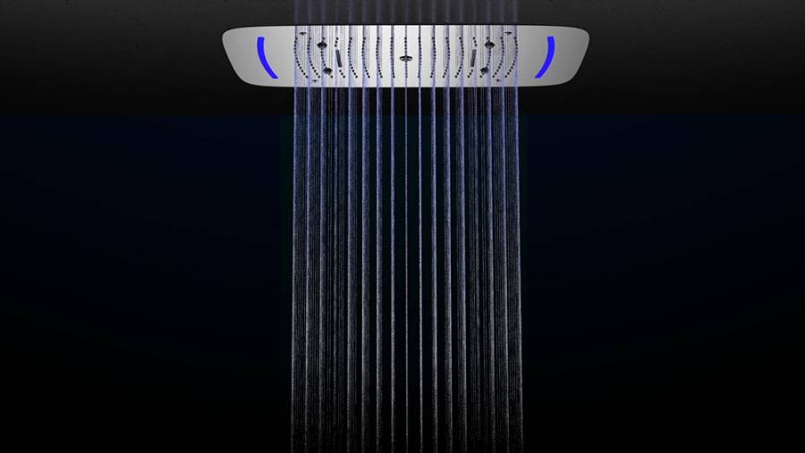 Душевая система Timo Saona SX-2319/18SM скрытого монтажа с термостатом, черное золото Душевая система Timo Saona SX-2319/18SM скрытого монтажа с термостатом, черное золото