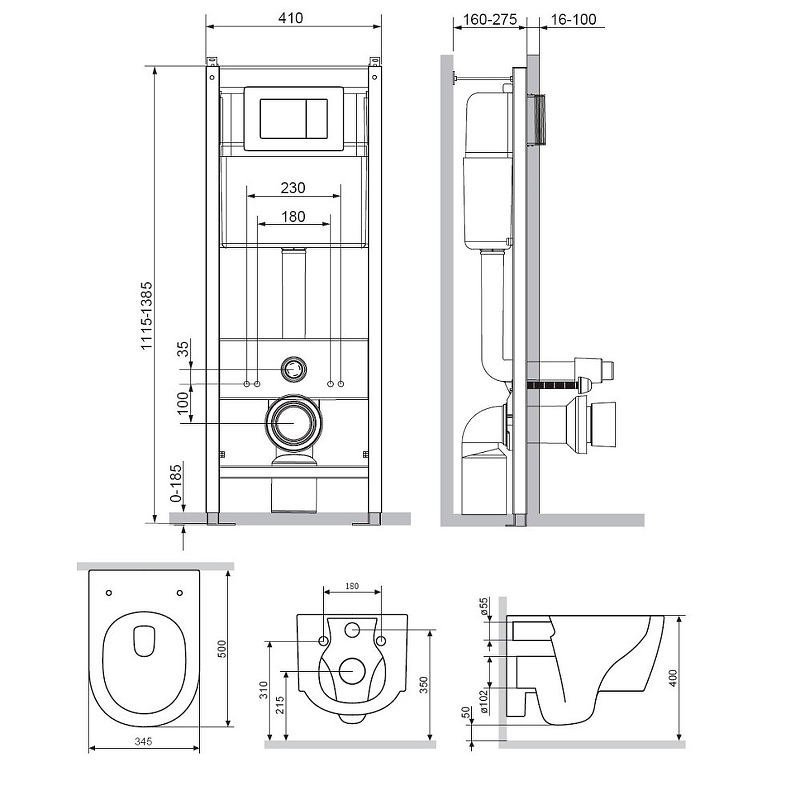 DX77.IS10151.1700 Инсталляция с клавишей глянец. Хром с подвесным унитазом Jupiter безободк с сид м/лифт DX77.IS10151.1700 Инсталляция с клавишей глянец. Хром с подвесным унитазом Jupiter безободк с сид м/лифт
