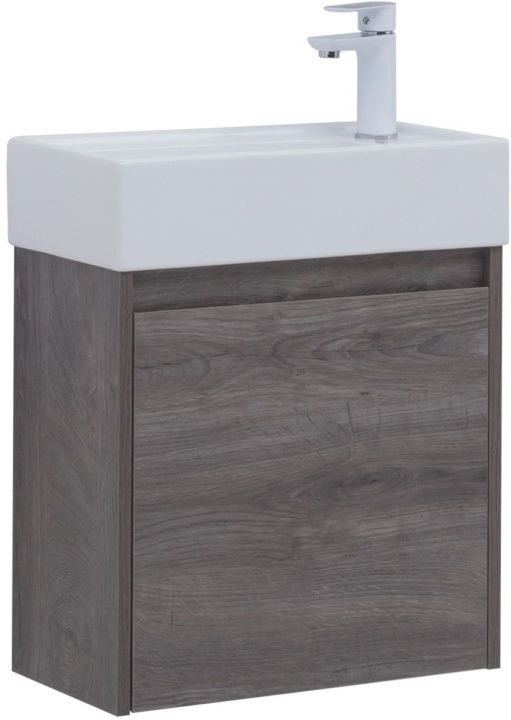 Тумба под раковину Aquanet Nova Lite 50 дуб рошелье (1 дверца) Тумба под раковину Aquanet Nova Lite 50 дуб рошелье (1 дверца)