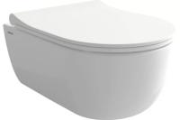 Унитаз подвесной безободковый Bocchi Parma (V-Tondo) 1417-001-0129 с крышкой-сиденьем микролифт A0336-001, белый глянец Унитаз подвесной безободковый Bocchi Parma (V-Tondo) 1417-001-0129 с крышкой-сиденьем микролифт A0336-001, белый глянец