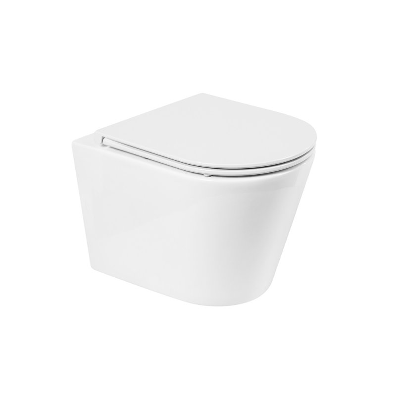 FLAY-R Чаша унитаза подвесного безободкового, P-trap BB053CHR FLAY-R Чаша унитаза подвесного безободкового, P-trap BB053CHR