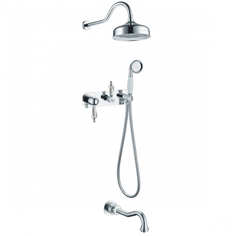 Смеситель для ванны, встроенный BRILLANTE Ripresa_Комплект Смеситель для ванны, встроенный BRILLANTE Ripresa_Комплект