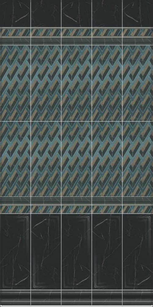 Декор MLD\B97\7200 Алькала черный 20*50*8 (уп\12шт), шт Декор MLD\B97\7200 Алькала черный 20*50*8 (уп\12шт), шт