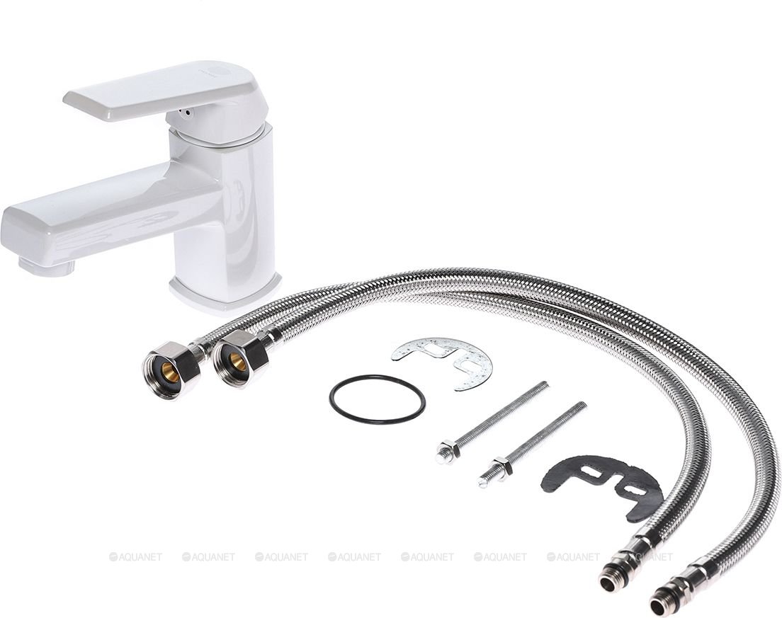 Смеситель для раковины OneLife P02-021w полимерный Смеситель для раковины OneLife P02-021w полимерный