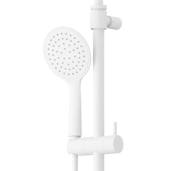 LEAF-CDA-25-L-MM Душевая стойка телескопическая, с верхним и ручным душем, верхний душ диаметр 250 мм , исполнение Morning Mist LEAF-CDA-25-L-MM Душевая стойка телескопическая, с верхним и ручным душем, верхний душ диаметр 250 мм , исполнение Morning Mist