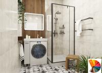 Тумба напольная под умывальник Riga Luxe 800х590 левосторонняя (ШхГхВ) 180х576х860