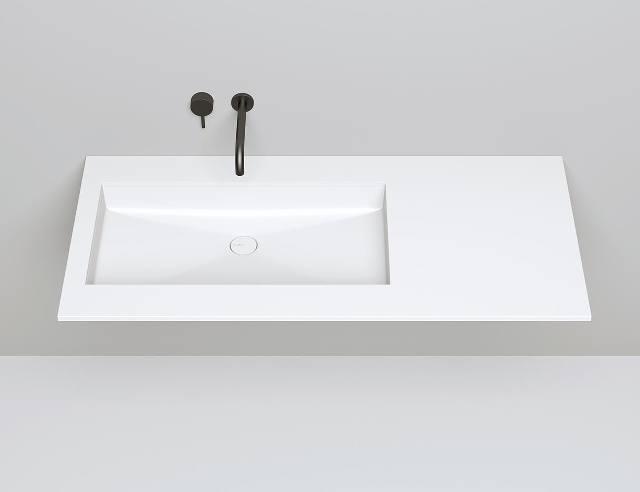 Раковина Salini MAREA 10 1802210MRF S-Stone в цвете по RAL, полувстраиваемая, матовая Раковина Salini MAREA 10 1802210MRF S-Stone в цвете по RAL, полувстраиваемая, матовая