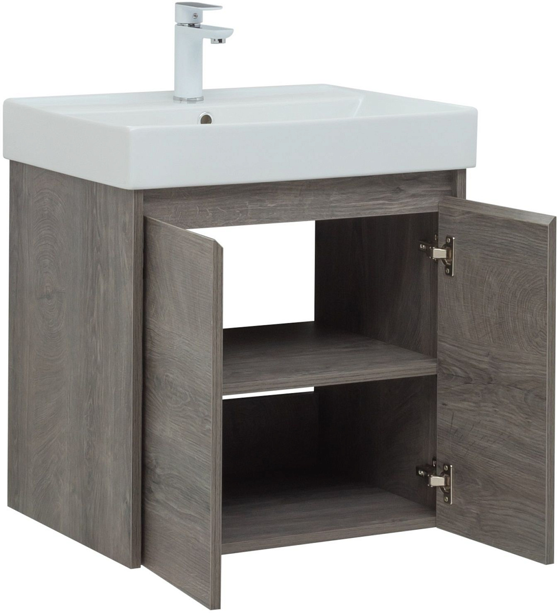 Тумба под раковину Aquanet Nova Lite 60 дуб рошелье (2 дверцы) Тумба под раковину Aquanet Nova Lite 60 дуб рошелье (2 дверцы)
