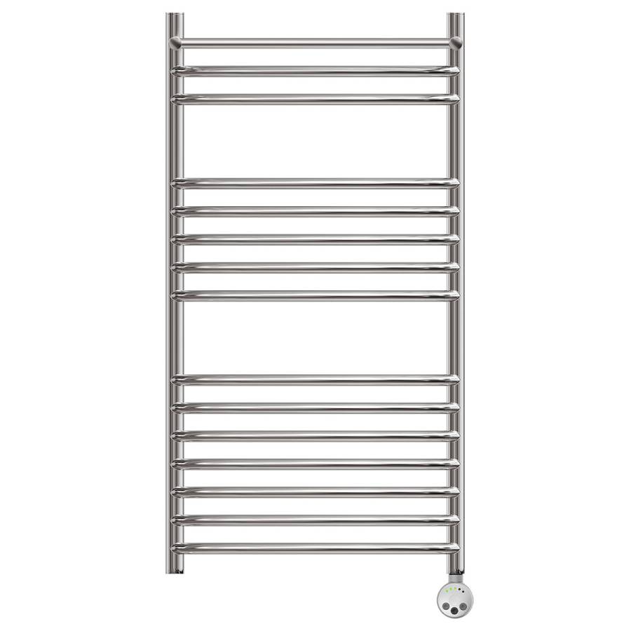 Полотенцесушитель электрический Point Альфа PN05150SPE П14 500x1000 с полкой левый/правый, хром Полотенцесушитель электрический Point Альфа PN05150SPE П14 500x1000 с полкой левый/правый, хром