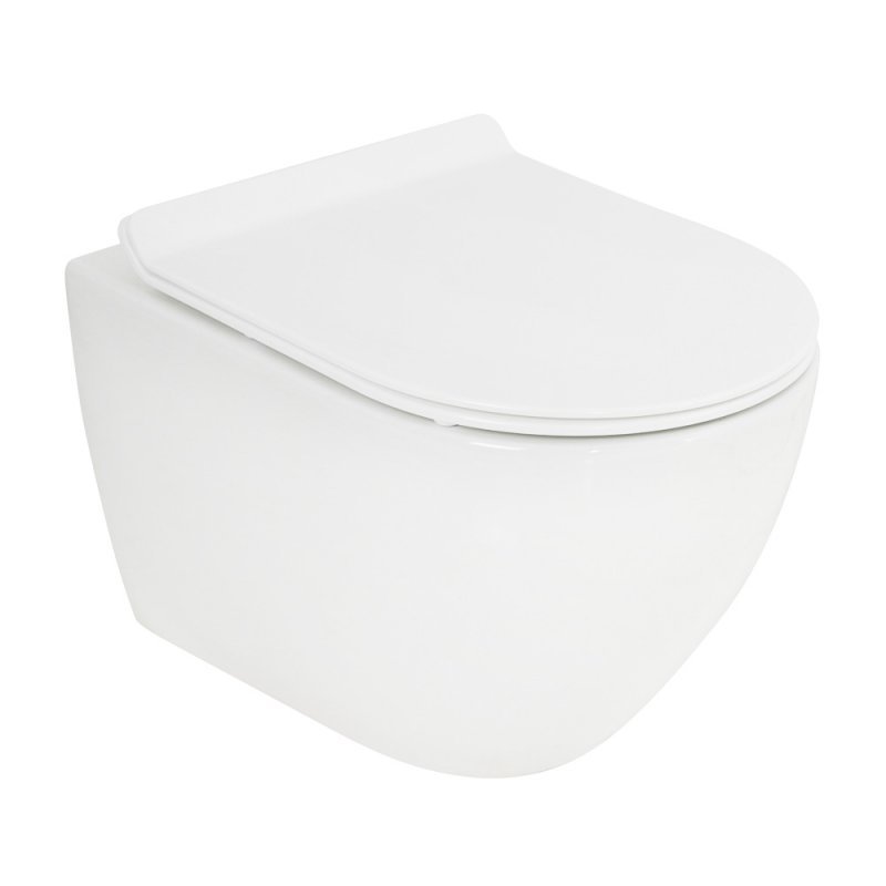 STYLUS-TOR Чаша подвесного унитаза безободкового с системой смыва "Торнадо",  CZR-6601-TH-TOR STYLUS-TOR Чаша подвесного унитаза безободкового с системой смыва "Торнадо",  CZR-6601-TH-TOR