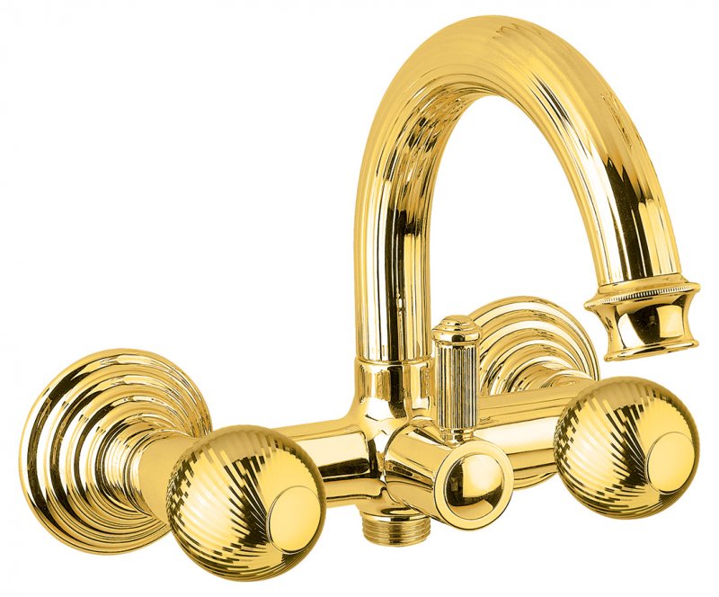 Смеситель OLIMP-VD-02-M Исполнение: Бронза, Ручки: Металл Смеситель OLIMP-VD-02-M Исполнение: Бронза, Ручки: Металл