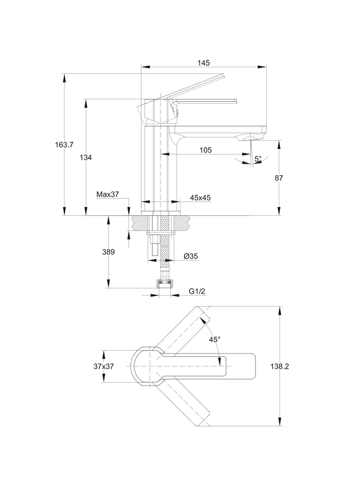 Смеситель SMART для раковины Смеситель SMART для раковины