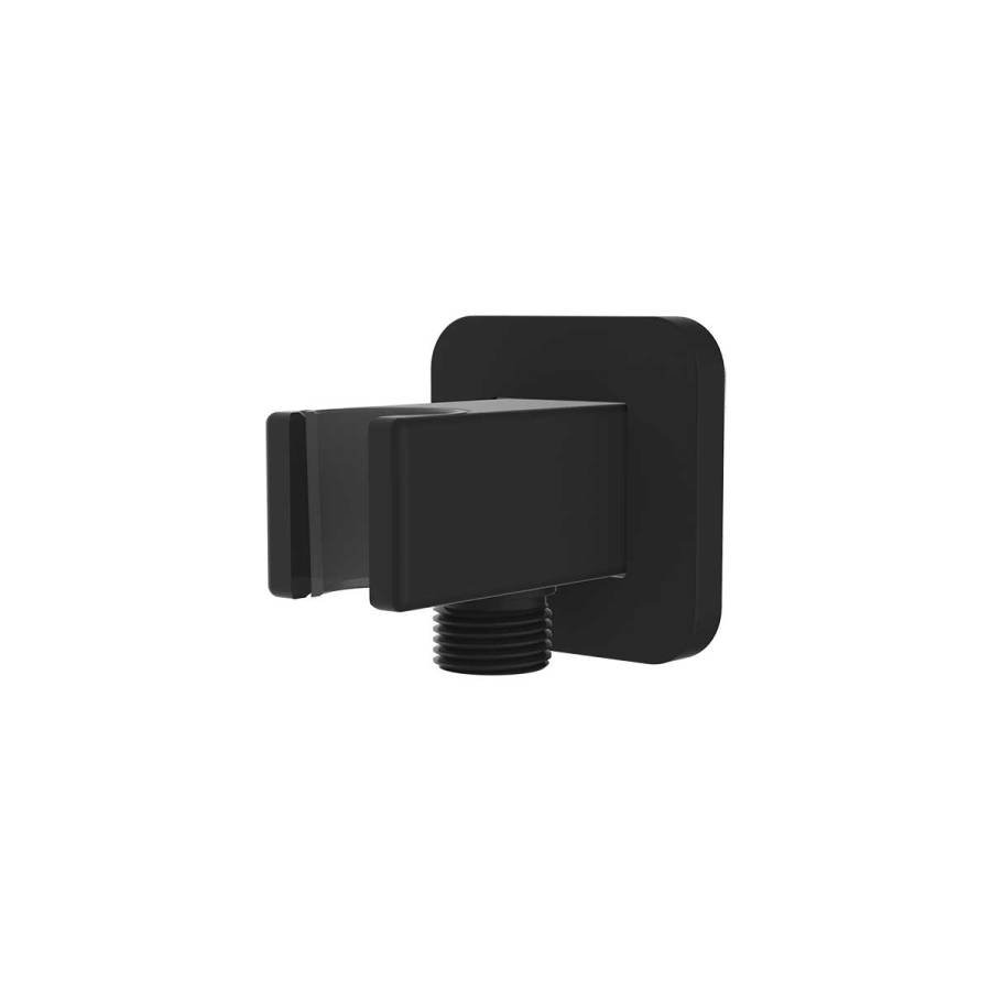 Держатель ручного душа VSC-32MB с подводом воды, черный Держатель ручного душа VSC-32MB с подводом воды, черный