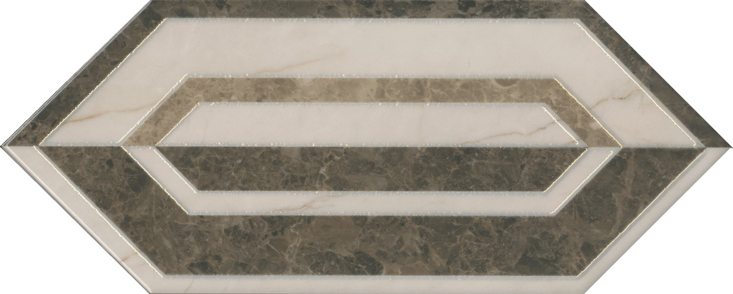 Декор настен. HGD\A473\35003 Бикуш коричневый 34см*14см*6,9мм (1уп/10шт/0,476м2) глянцевый, шт Декор настен. HGD\A473\35003 Бикуш коричневый 34см*14см*6,9мм (1уп/10шт/0,476м2) глянцевый, шт