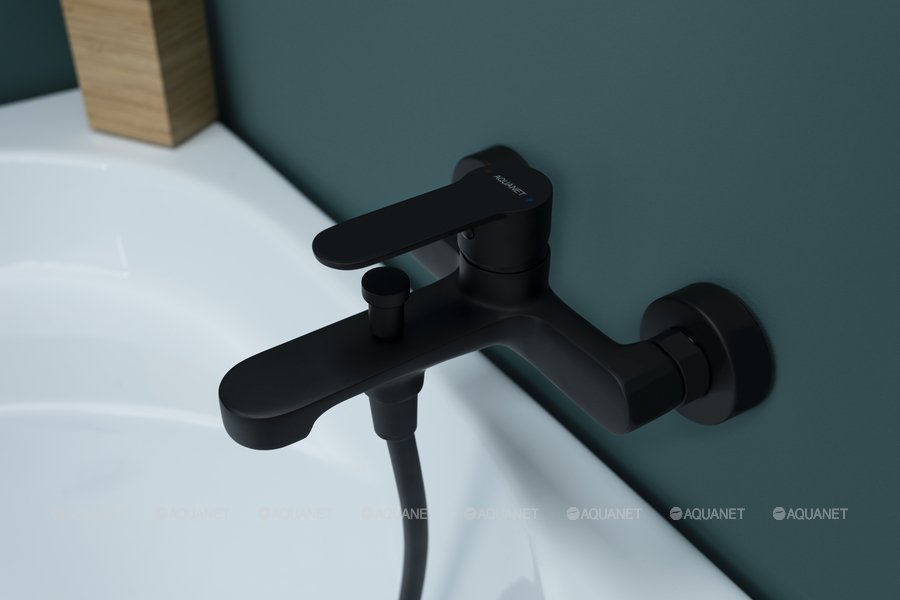 Смеситель для ванны с душем Aquanet Passion AF300-20B Смеситель для ванны с душем Aquanet Passion AF300-20B