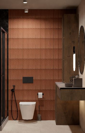 Дизайн-проект интерьера ванной комнаты