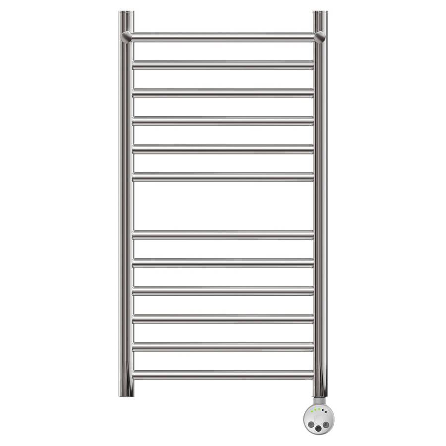 Полотенцесушитель электрический Point Аврора PN10158SPE П11 500x800 с полкой левый/правый, хром Полотенцесушитель электрический Point Аврора PN10158SPE П11 500x800 с полкой левый/правый, хром