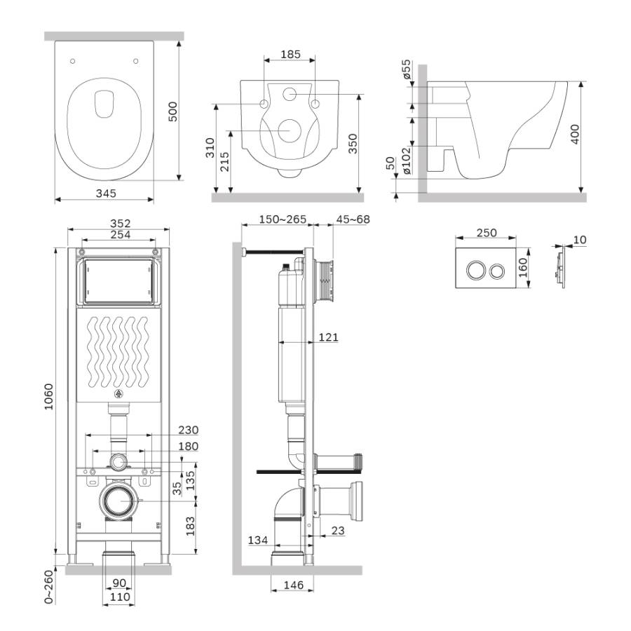 IS110151.DX77C1700 ErgoFit Инсталляция с клавишей L глянец. хром с подвесным унитазом Jupiter без ободка с сид IS110151.DX77C1700 ErgoFit Инсталляция с клавишей L глянец. хром с подвесным унитазом Jupiter без ободка с сид
