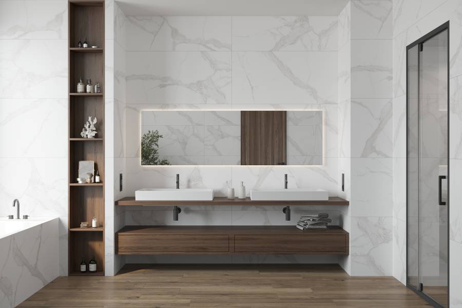 Керамогранит Statuario Cara Satin 80х160 Керамогранит Statuario Cara Satin 80х160