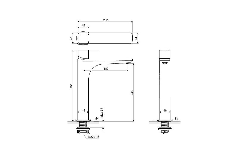 Смеситель для умывальника EXCELLENT Keria Q AREX.2012CR (хром) Смеситель для умывальника EXCELLENT Keria Q AREX.2012CR (хром)