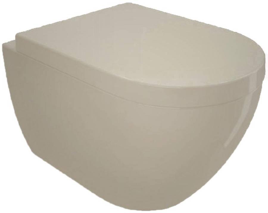 Чаша унитаза подвесного Bocchi Venezia 1295-007-0129 жасмин Чаша унитаза подвесного Bocchi Venezia 1295-007-0129 жасмин