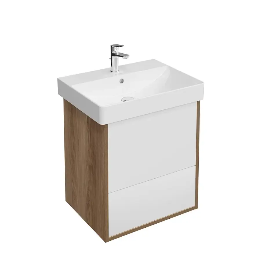 Тумба PRO подвесная 2 ящика 55, швейцарский вяз Тумба PRO подвесная 2 ящика 55, швейцарский вяз